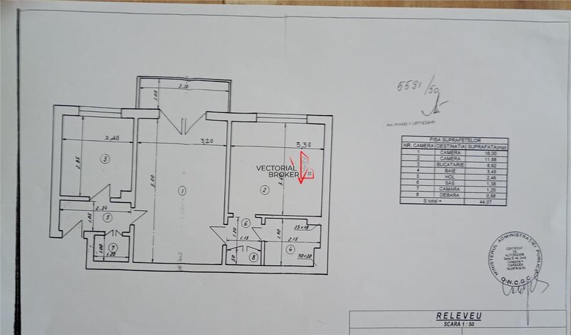 Basarabia, Costin Georgian, 2 camere, et. 2, renovat, mobilat si utilat,